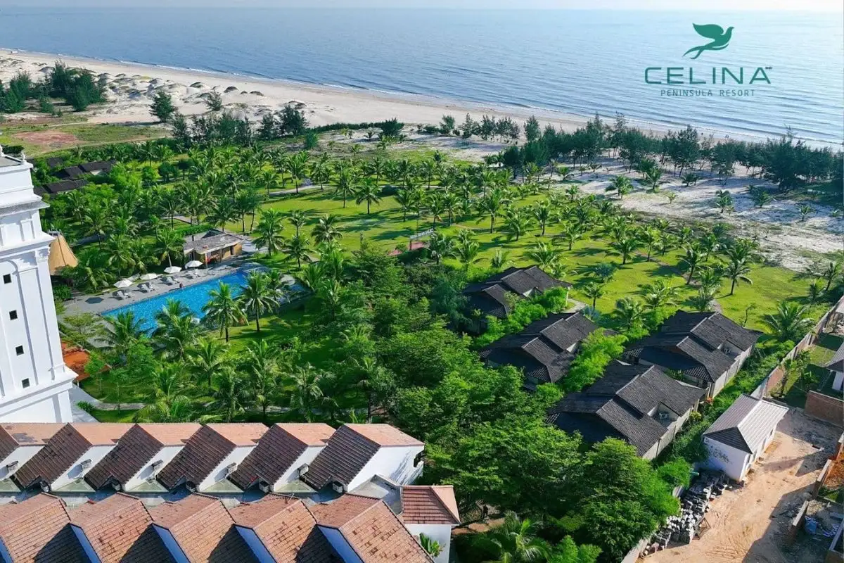 Celina Peninsula Resort toạ lạc tại vị trí đắc địa