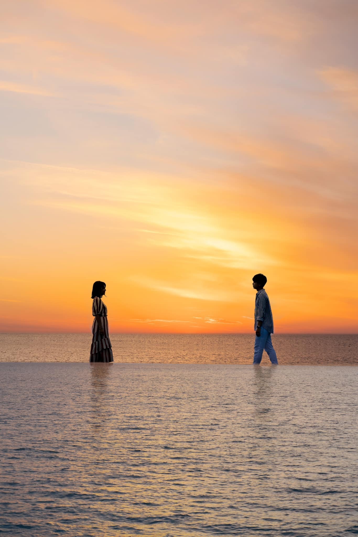 Hồ bơi vô cực tại Langco Bay Retreat