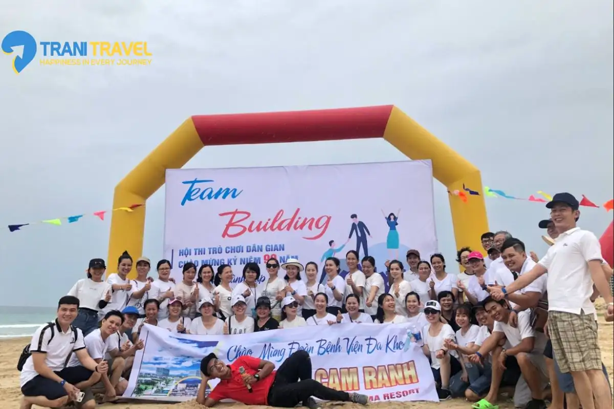 Bệnh Viện Cam Ranh đã cùng đồng hành với Trani VietNam tổ chức team building tại ALMA Resort