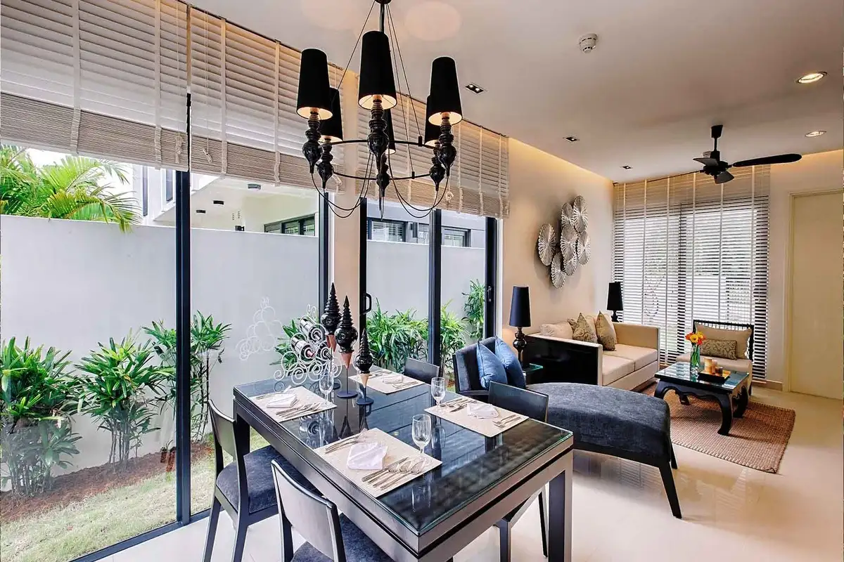 Villa 2 PN hướng vườn