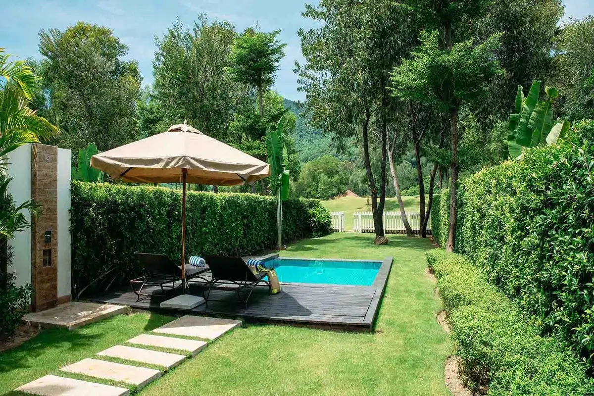 Villa 3 PN hướng hồ bơi