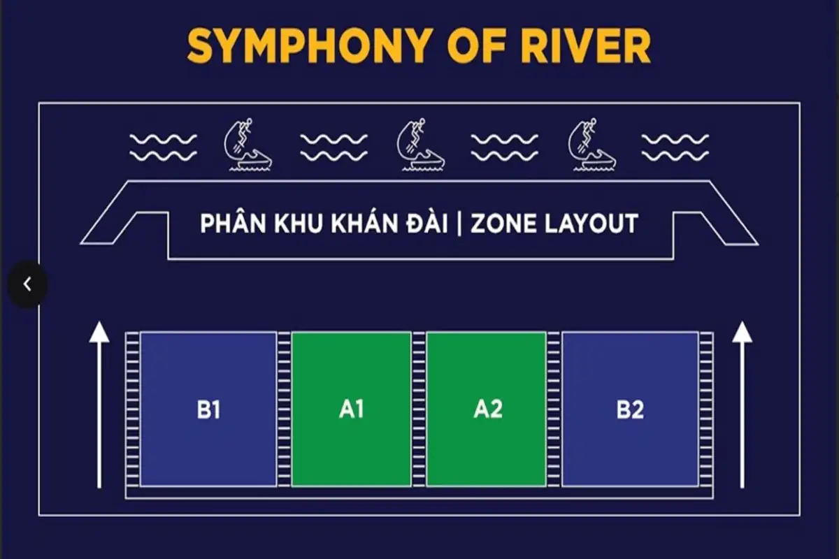 Sơ đồ khán đài Symphony of River 