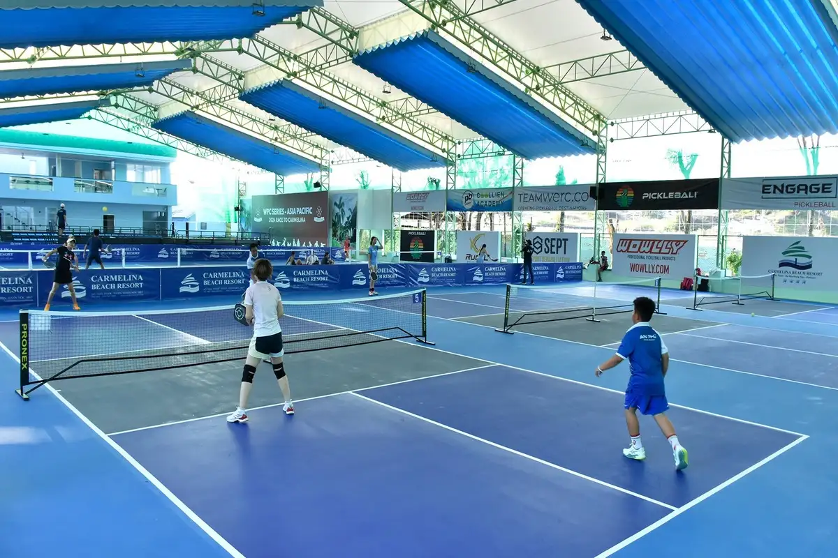 Cum san Pickleball tai Carmelina Beach Resort