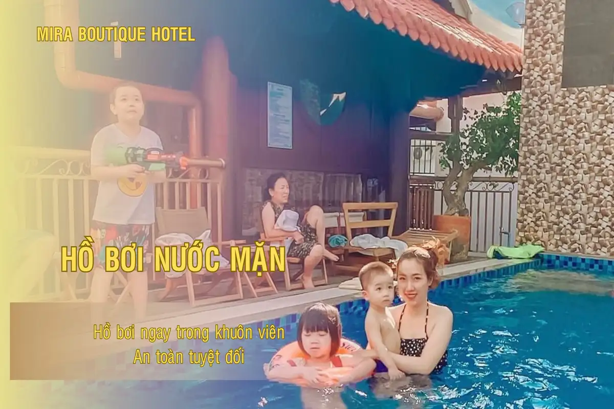 Hồ bơi tại Mira Boutique Hotel Quy Nhơn