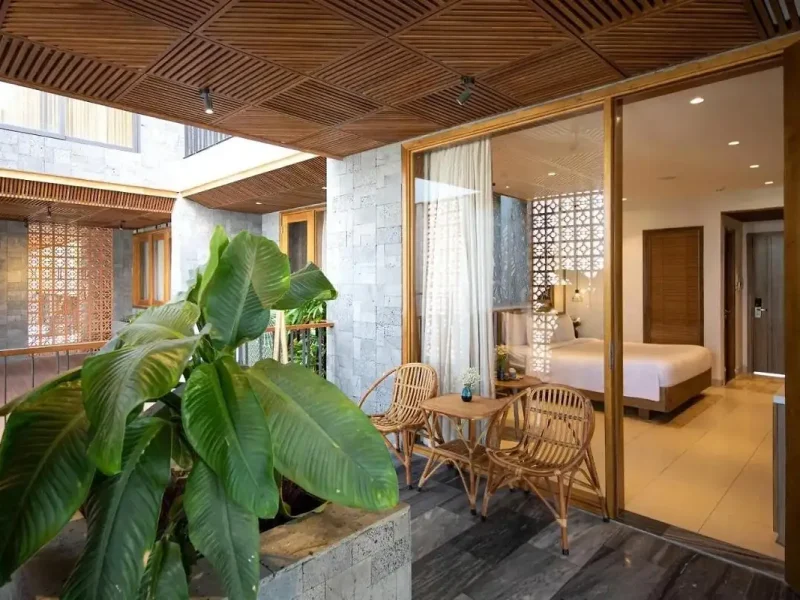 Hình ảnh minh họa: Studio Double Room With Balcony And Garden View