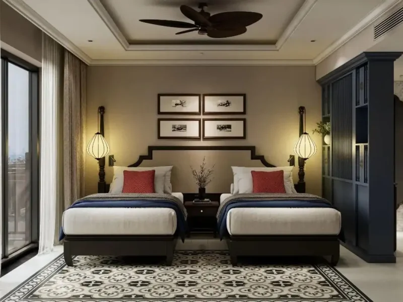Hình ảnh minh họa: Deluxe Twin City View (standing Shower)
