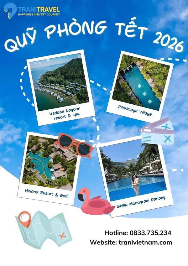 Hình ảnh minh họa: [tết 2026] Trani Vietnam Ký Quỹ Phòng Commit & Voucher Nghỉ Dưỡng Giá Tốt Tại Miền Trung