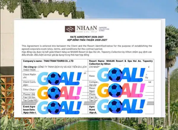 Trani Travel ký commit với NHAAN Resort & Spa Hội An