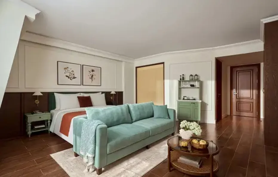 Premier City view with bathtub