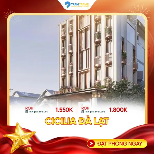 Hình ảnh minh họa: Quỹ Phòng Lễ 2/9 Đà Lạt Giá Tốt | Đặt Sớm Khách Sạn 4-5 Sao
