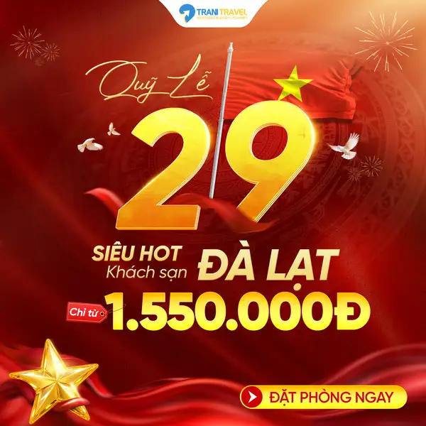Hình ảnh minh họa: Quỹ Phòng Lễ 2/9 Đà Lạt Giá Tốt | Đặt Sớm Khách Sạn 4-5 Sao